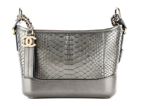 chanel gabrielle python|chanel gabrielle leather bag.